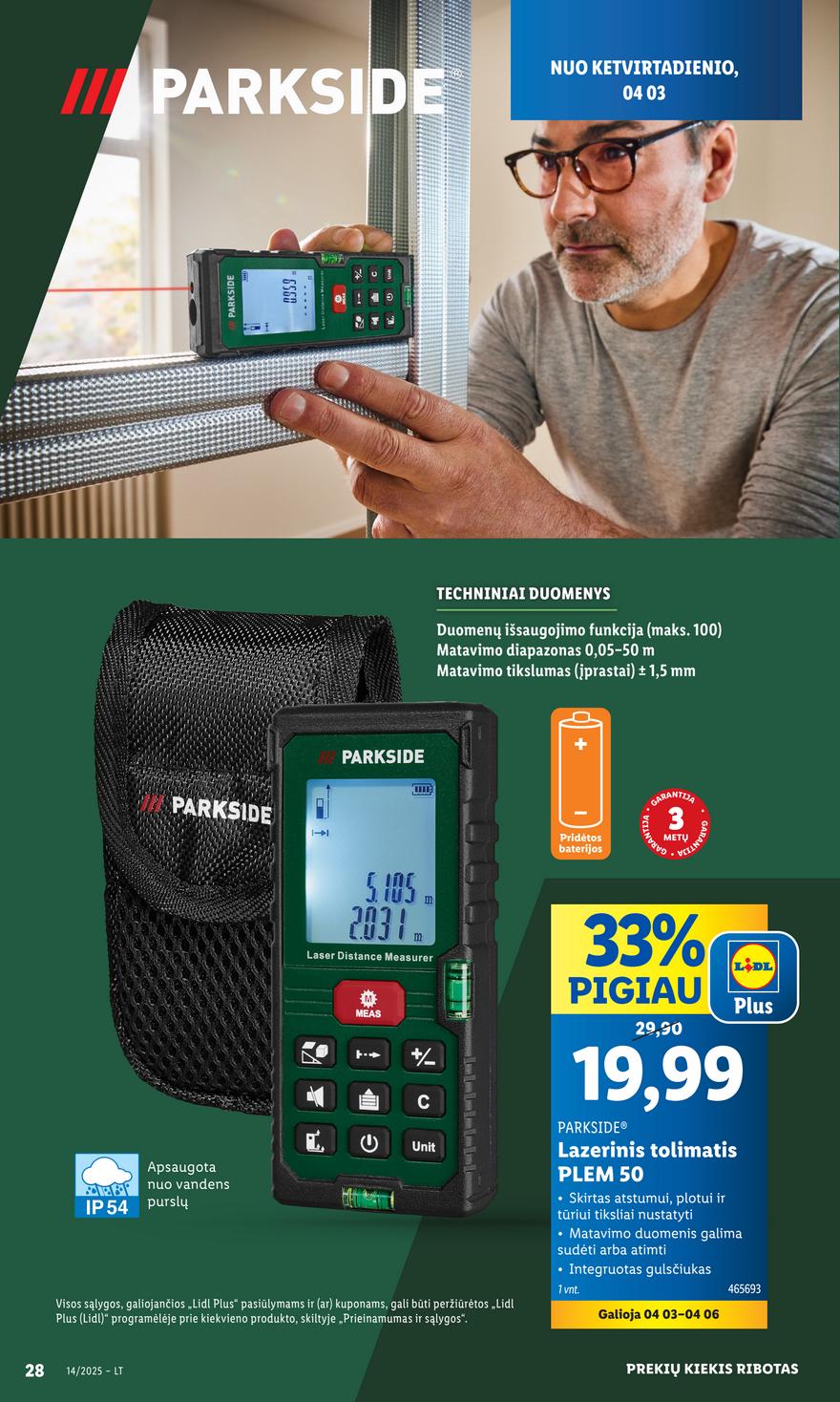 Lidl ne maisto leidinys akcijos nuo 
  2025-03-31 iki 
  2025-04-06 | Leidinukas.lt puslapis 28