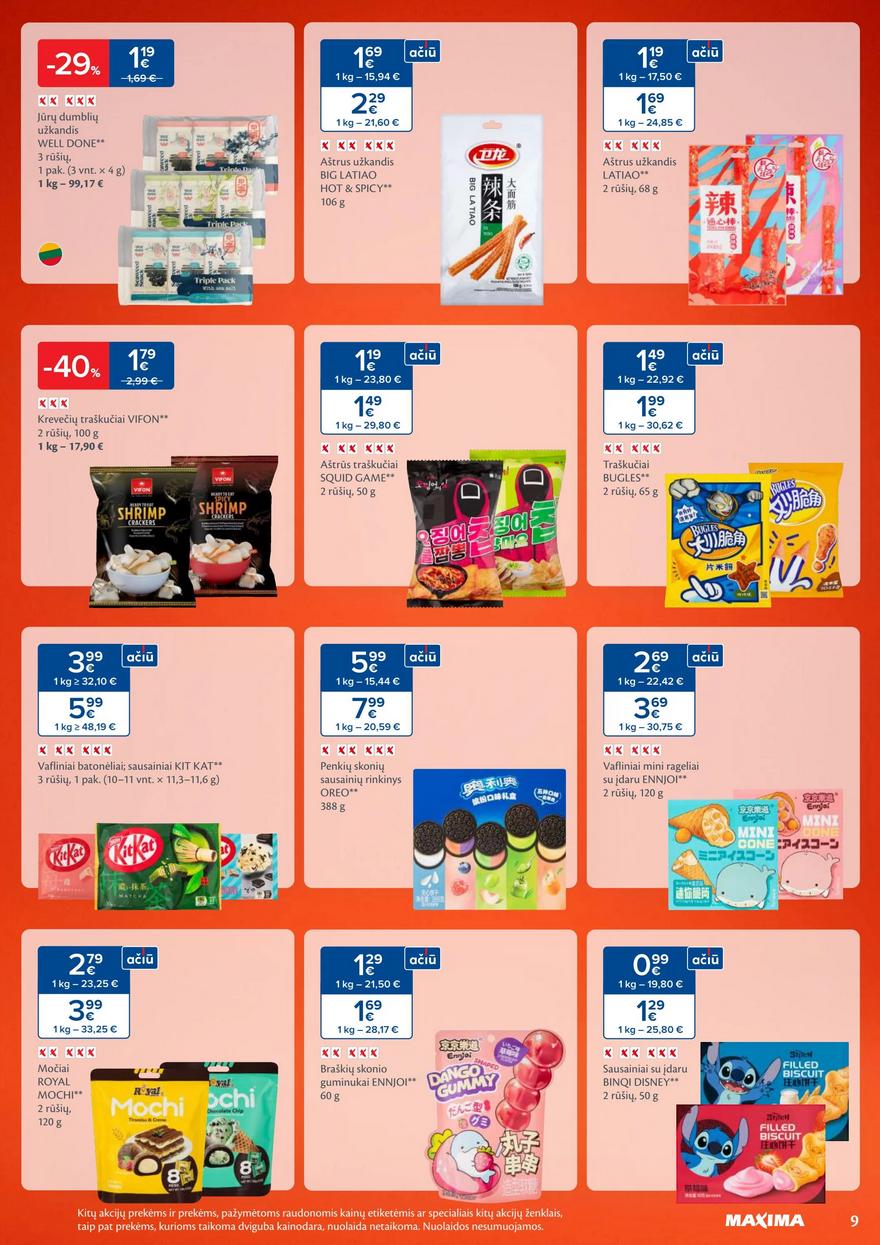 Maxima savaitinis leidinys akcijos nuo 
  2025-09-30 iki 
  2025-10-06 | Leidinukas.lt puslapis 9