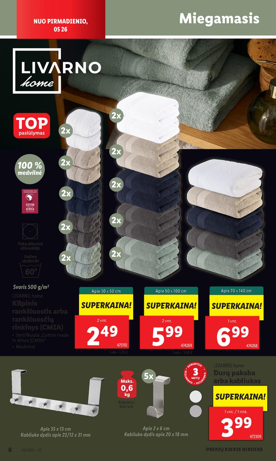 Lidl ne maisto leidinys akcijos nuo 
  2025-05-26 iki 
  2025-06-01 | Leidinukas.lt puslapis 6