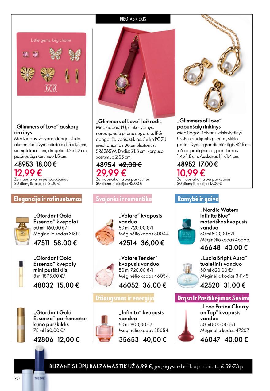 Oriflame katalogas akcijos nuo 
  2026-04-22 iki 
  2026-05-12 | Leidinukas.lt puslapis 70