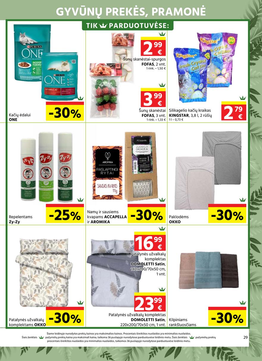 Aibė pasiūlymai akcijos nuo 
  2021-06-17 iki 
  2021-07-06 | Leidinukas.lt puslapis 29