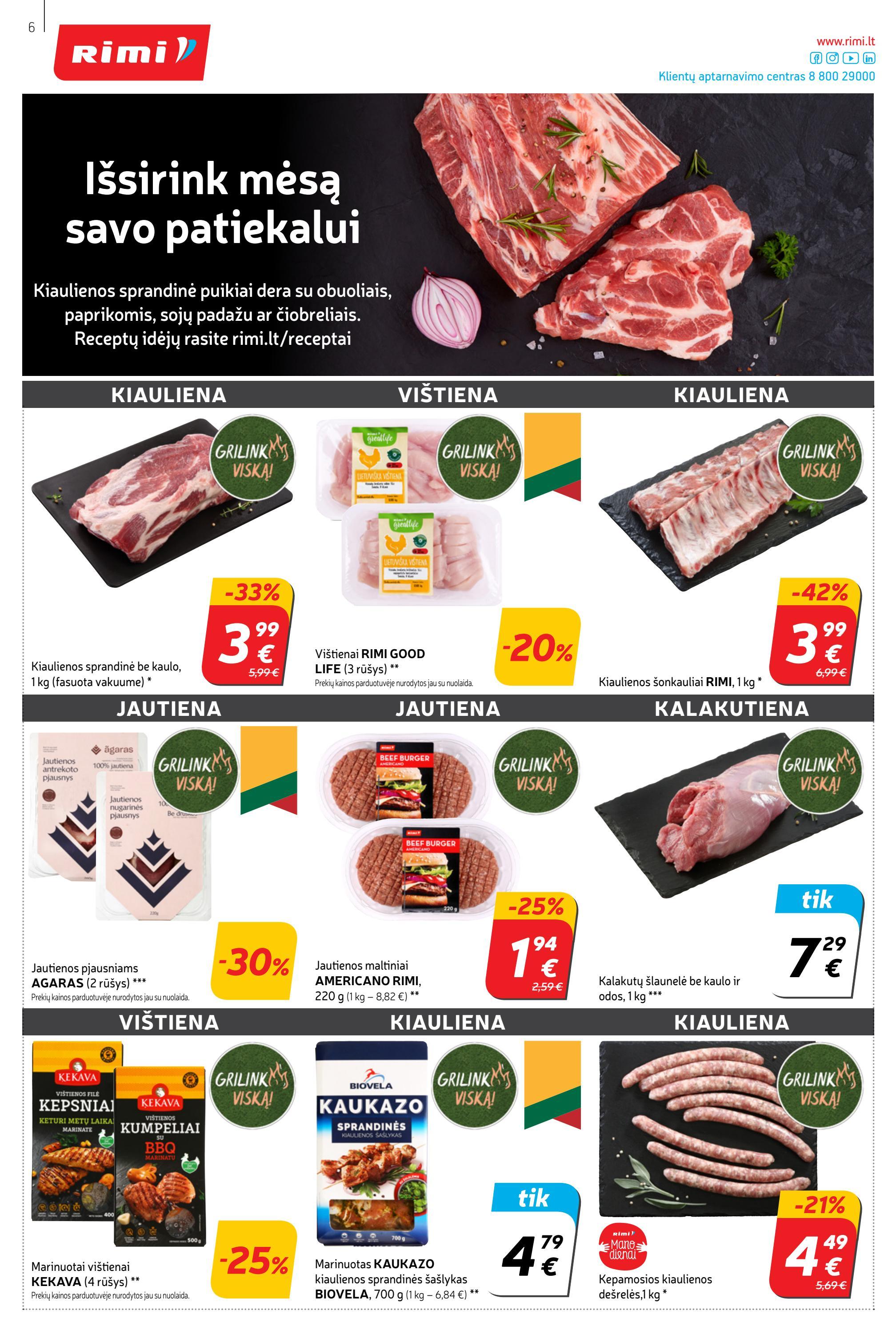 Rimi savaitinis leidinys akcijos nuo 
  2022-06-21 iki 
  2022-06-27 | Leidinukas.lt puslapis 6