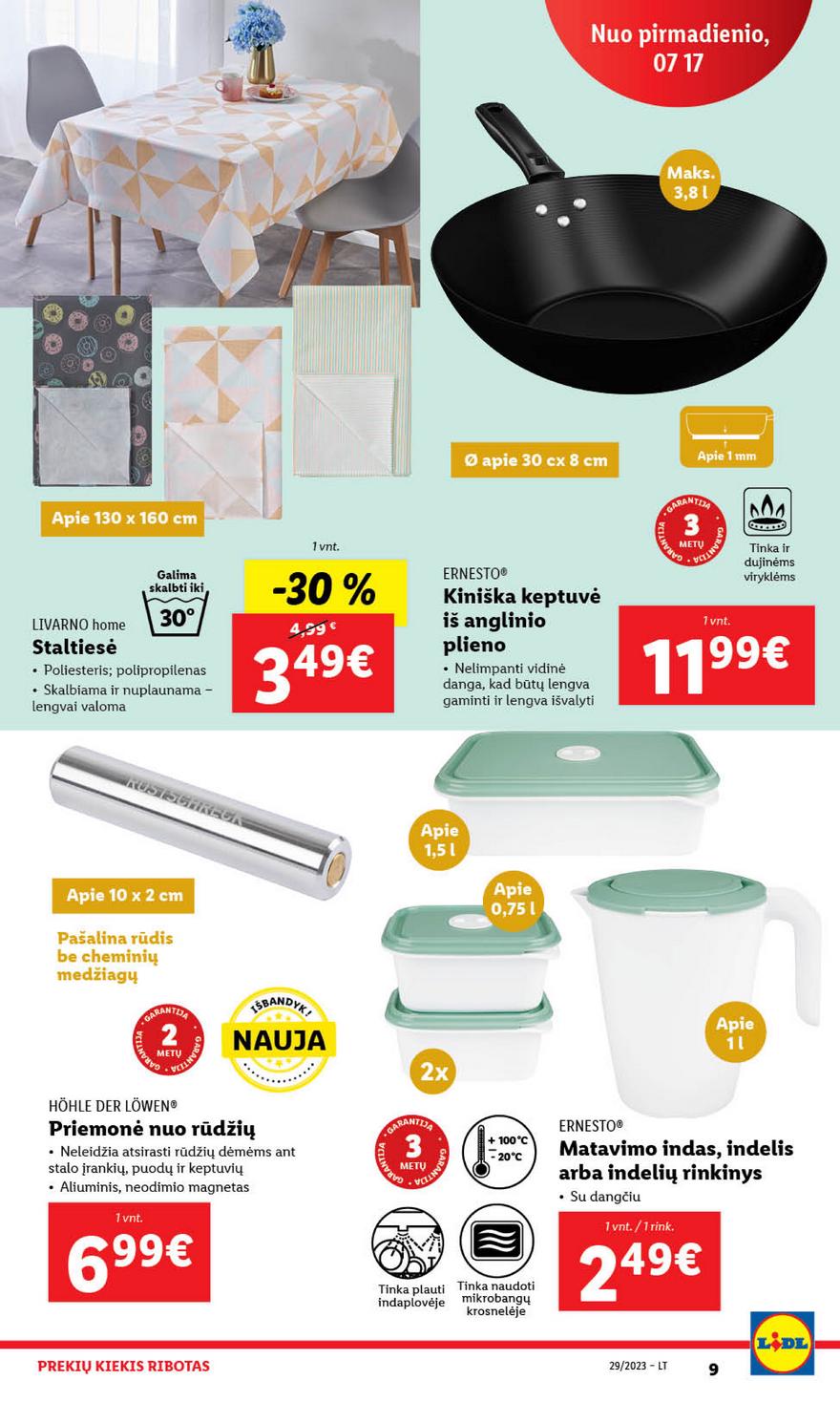 Lidl pasiūlymai akcijos nuo 
  2023-07-17 iki 
  2023-07-23 | Leidinukas.lt puslapis 9