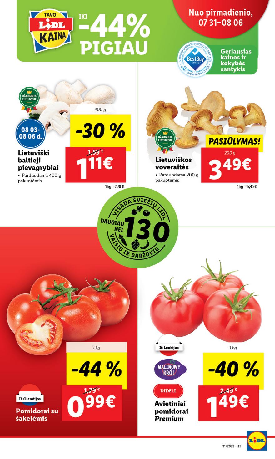 Lidl pasiūlymai akcijos nuo 
  2023-07-31 iki 
  2023-08-06 | Leidinukas.lt puslapis 16