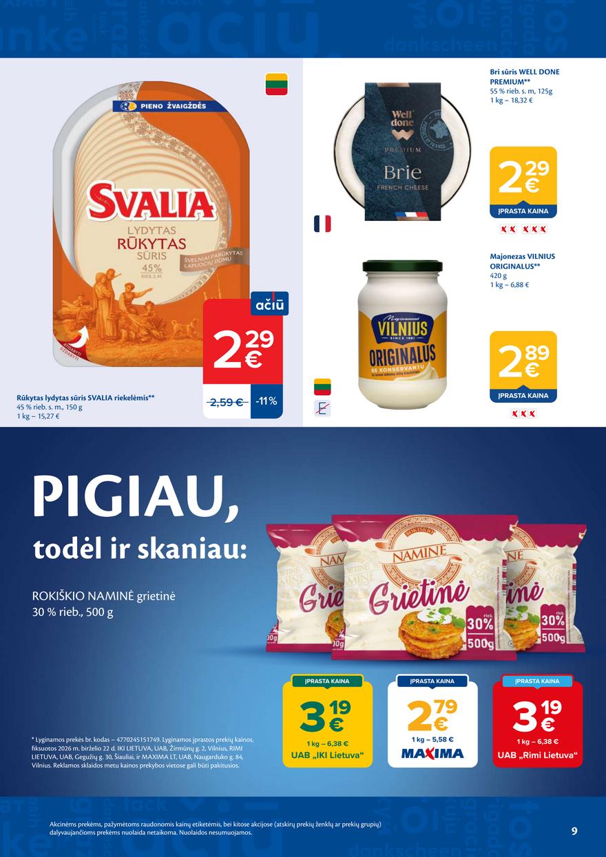 Maxima leidinys akcijos nuo 
  2026-06-30 iki 
  2026-07-06 | Leidinukas.lt puslapis 9