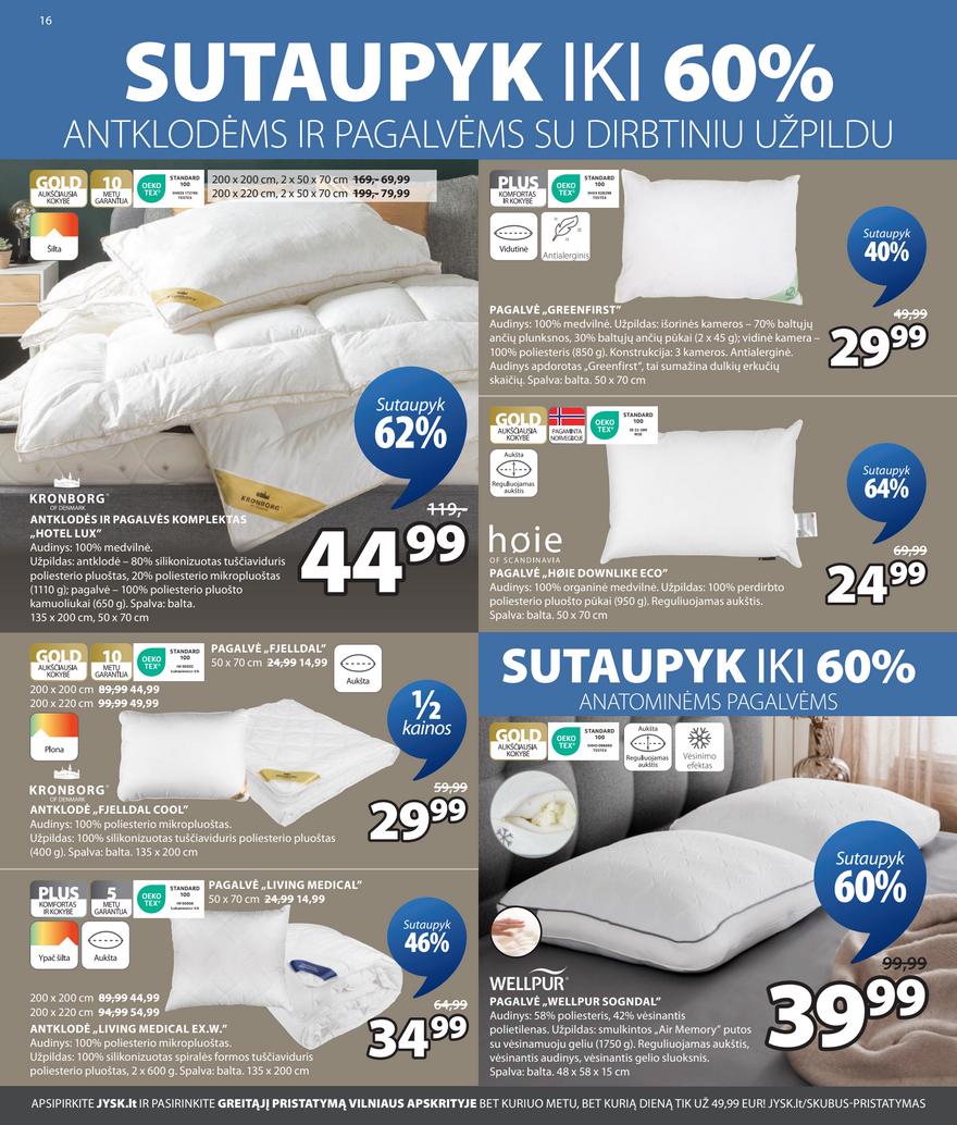 Jysk akcijų leidinys akcijos nuo 
  2025-05-27 iki 
  2025-06-02 | Leidinukas.lt puslapis 16