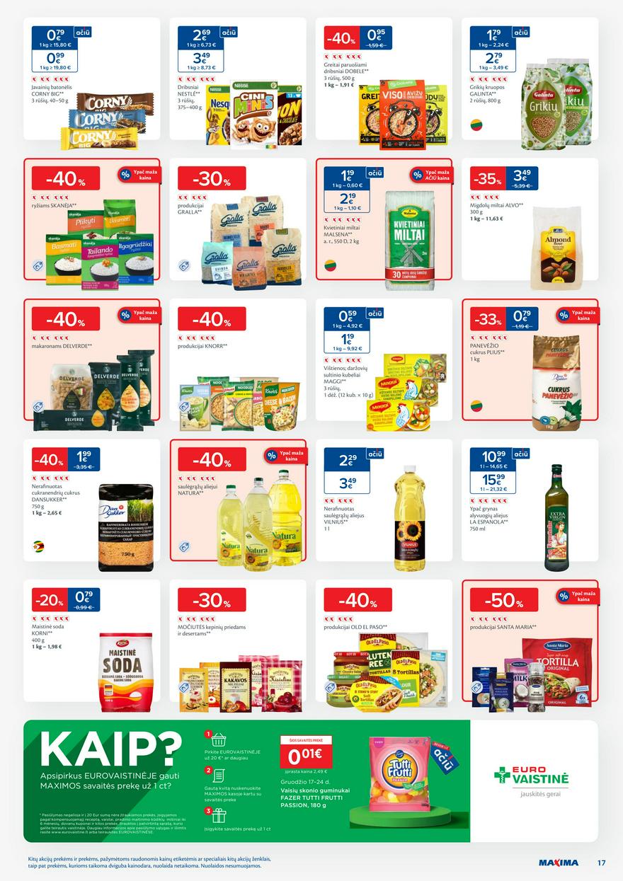 Maxima savaitinis leidinys 51 akcijos nuo
2024-12-17 iki
2024-12-24 | Leidinukas.lt puslapis 17