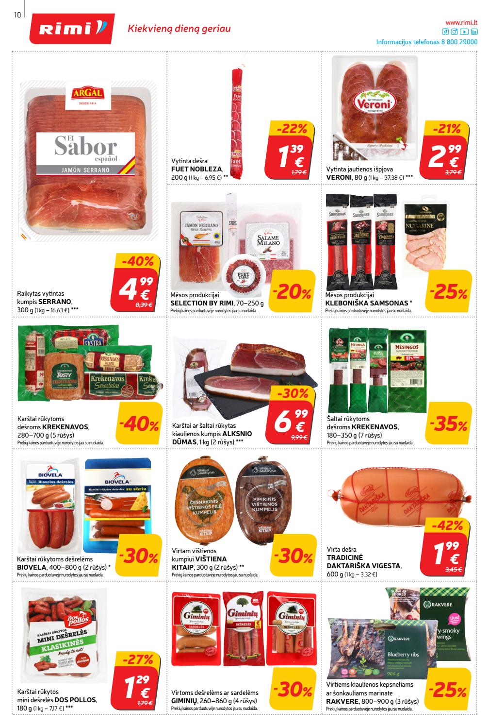 Rimi savaitinis leidinys akcijos nuo 
  2019-11-26 iki 
  2019-12-02 | Leidinukas.lt puslapis 10