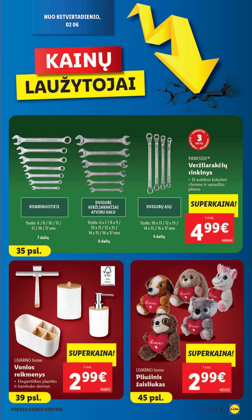 Lidl ne maisto leidinys akcijos nuo 
  2025-02-03 iki 
  2025-02-09 | Leidinukas.lt puslapis 7