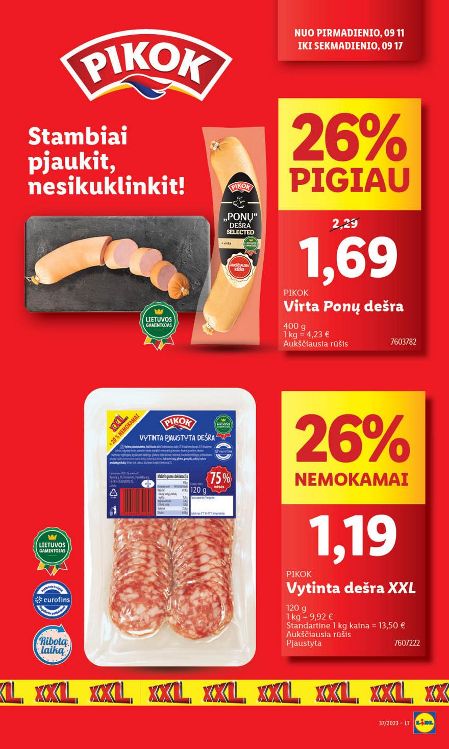 Lidl pasiūlymai akcijos nuo 
  2023-09-11 iki 
  2023-09-17 | Leidinukas.lt puslapis 19