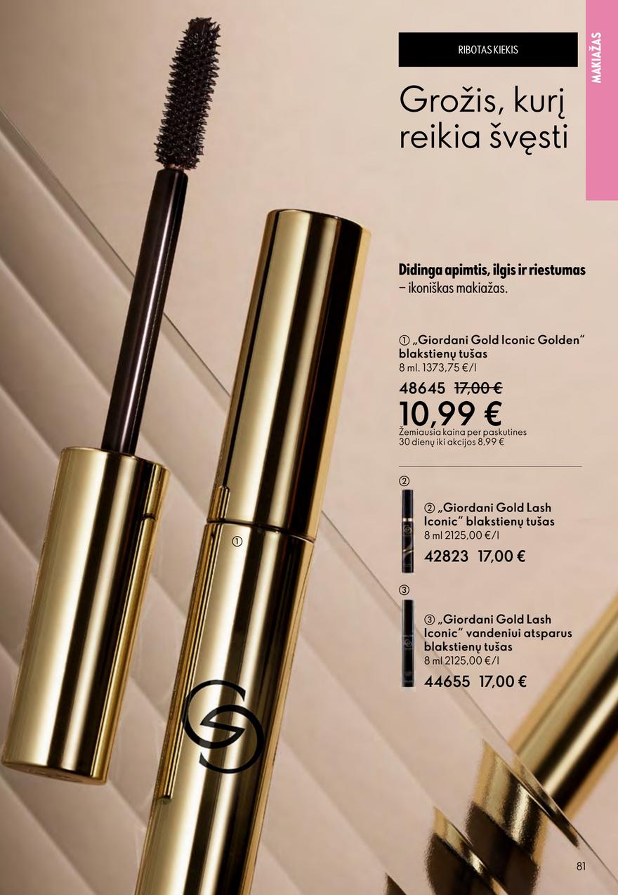 Oriflame katalogas akcijos nuo 
  2026-04-01 iki 
  2026-04-21 | Leidinukas.lt puslapis 81