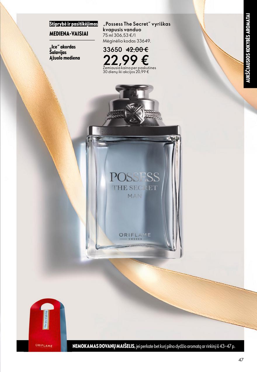 Oriflame katalogas akcijos nuo 
  2025-12-10 iki 
  2025-12-30 | Leidinukas.lt puslapis 47