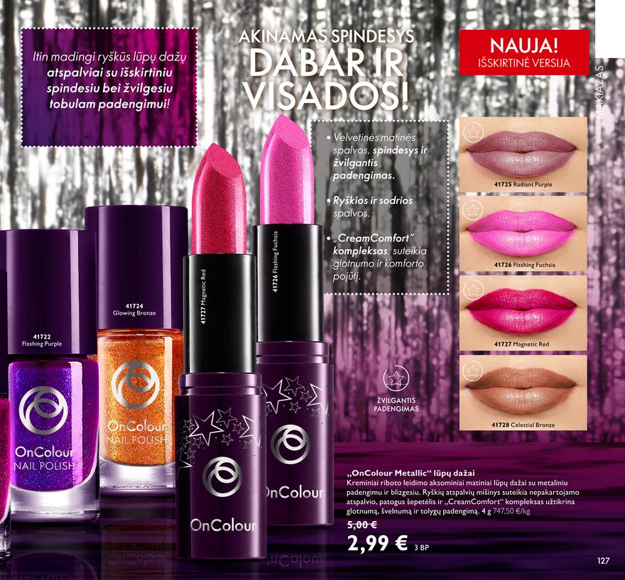 Oriflame katalogas akcijos nuo 
  2021-12-01 iki 
  2021-12-31 | Leidinukas.lt puslapis 127