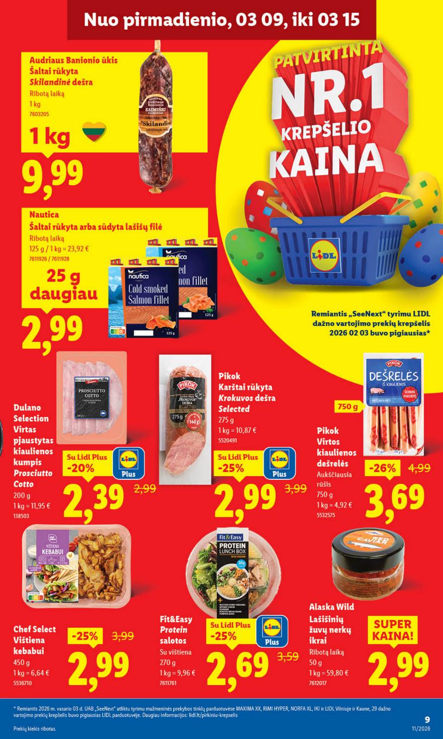 Lidl leidinys naujas akcijos nuo 
  2026-03-09 iki 
  2026-03-15 | Leidinukas.lt puslapis 9
