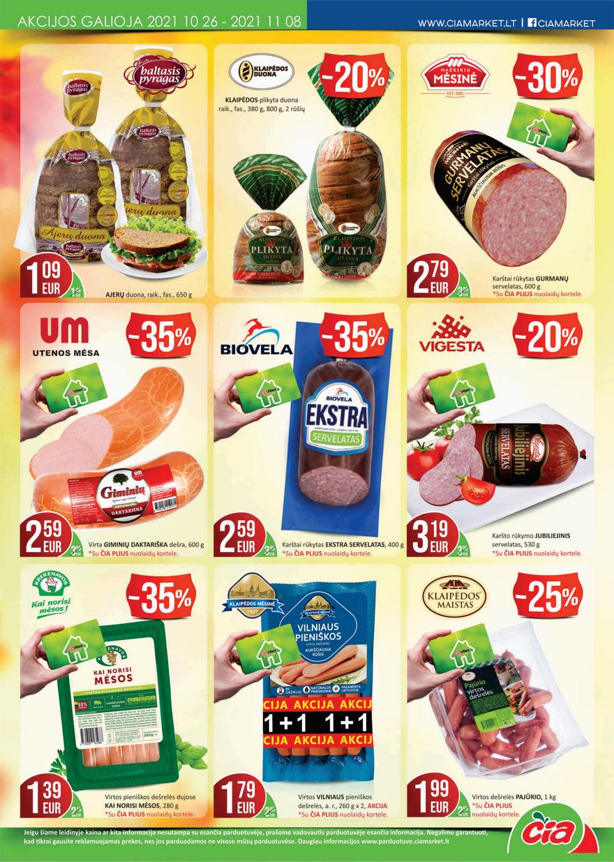Čia market leidinys akcijos nuo 
  2021-10-26 iki 
  2021-11-08 | Leidinukas.lt puslapis 5
