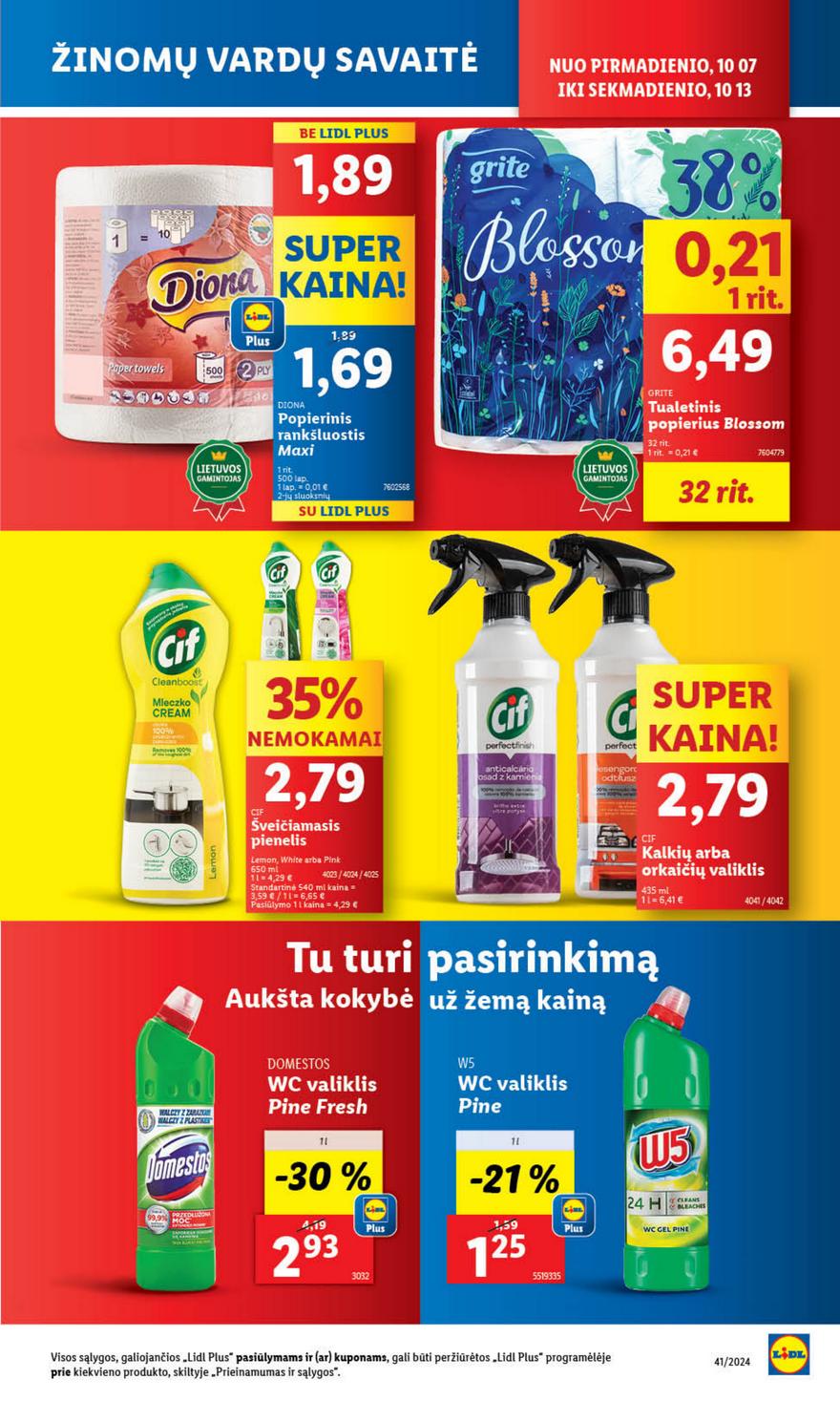 Lidl savaitinis leidinys akcijos nuo
2024-10-07 iki
2024-10-13 | Leidinukas.lt puslapis 17