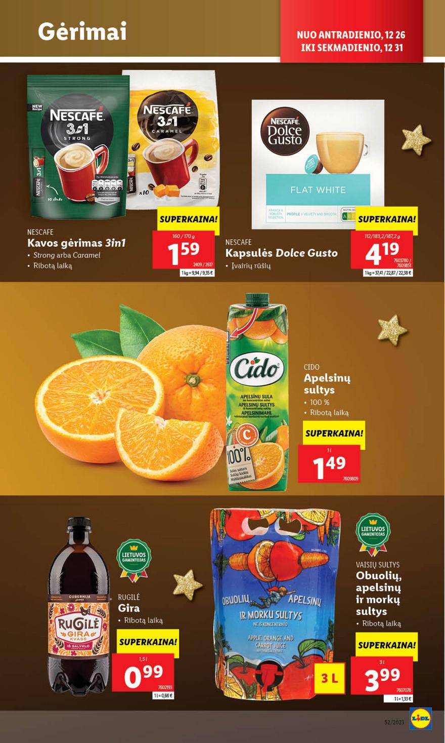 Ldil ne maisto prekių pasiūlymai akcijos nuo 
  2023-12-26 iki 
  2023-12-31 | Leidinukas.lt puslapis 32