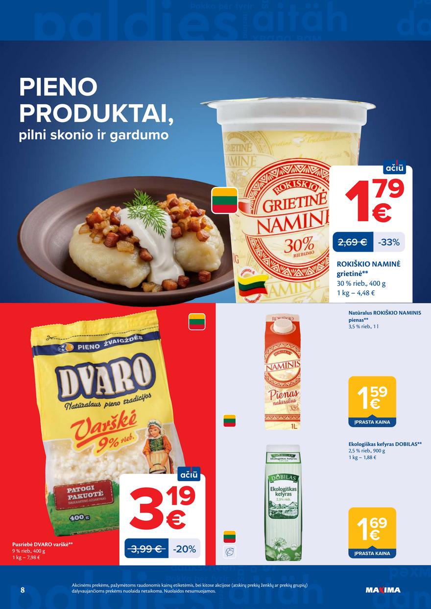 Maxima leidinys akcijos nuo 
  2026-04-21 iki 
  2026-04-27 | Leidinukas.lt puslapis 8