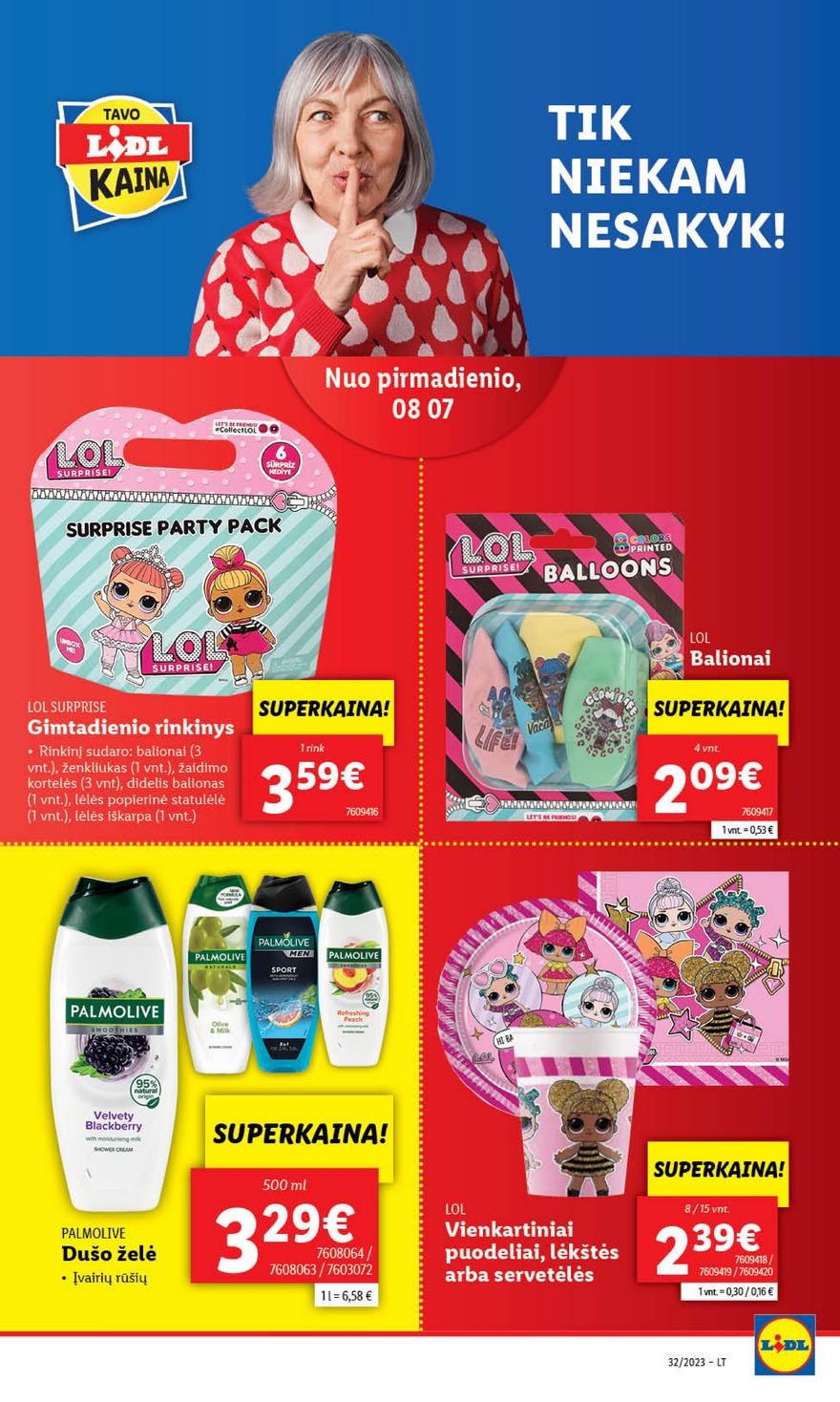 Lidl pasiūlymai akcijos nuo 
  2023-08-07 iki 
  2023-08-13 | Leidinukas.lt puslapis 15