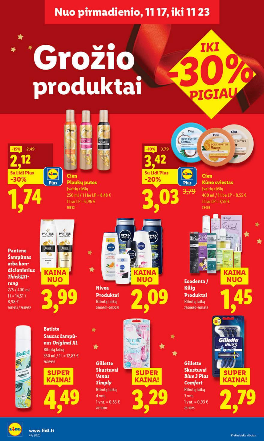 Lidl leidinys akcijos nuo 
  2025-11-17 iki 
  2025-11-23 | Leidinukas.lt puslapis 34