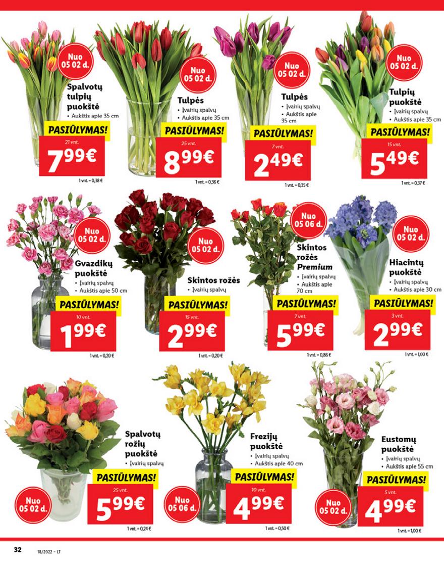 Lidl maisto prekių pasiūlymai akcijos nuo 
  2022-05-02 iki 
  2022-05-08 | Leidinukas.lt puslapis 32