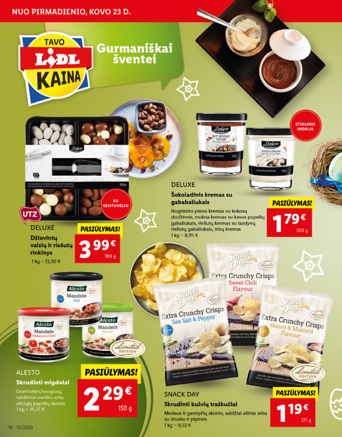 Lidl savaitinis leidinys akcijos nuo 
  2020-03-23 iki 
  2020-03-29 | Leidinukas.lt puslapis 14