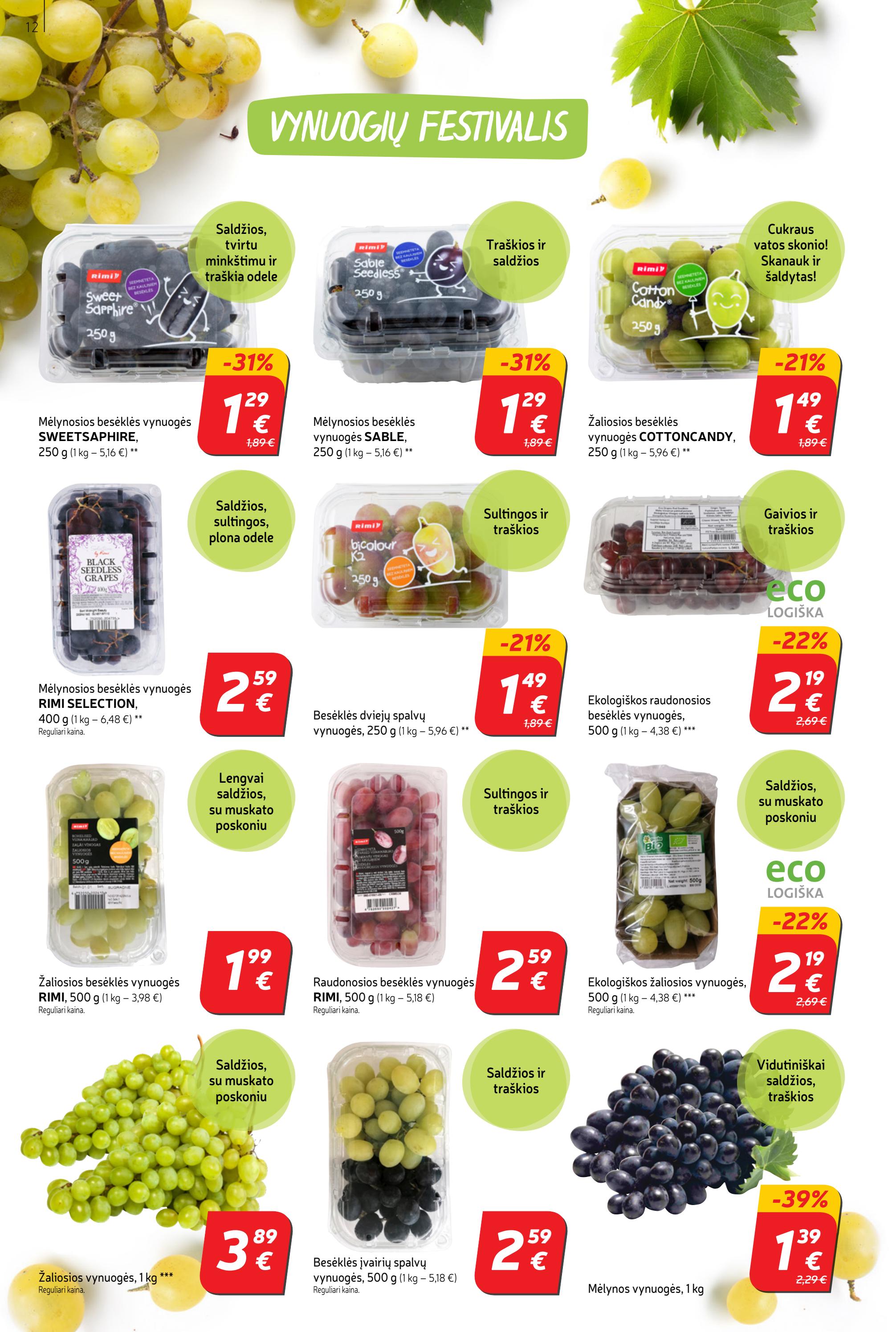 Rimi savaitinis leidinys akcijos nuo 
  2022-08-30 iki 
  2022-09-05 | Leidinukas.lt puslapis 12