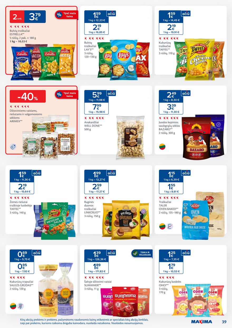 Maxima leidinukas akcijos nuo 
  2025-10-21 iki 
  2025-10-27 | Leidinukas.lt puslapis 39