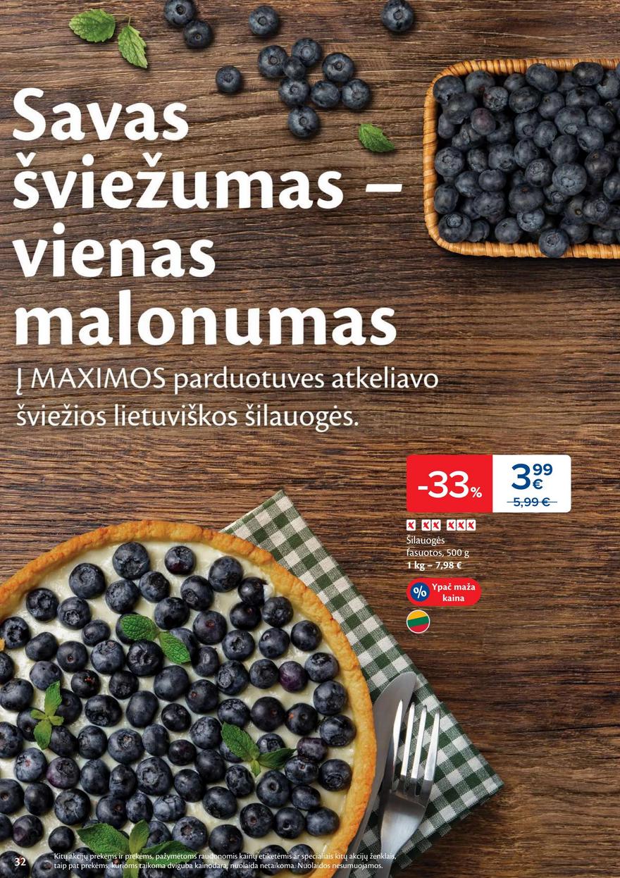 Maxima leidinukas akcijos nuo 
  2025-08-05 iki 
  2025-08-11 | Leidinukas.lt puslapis 32