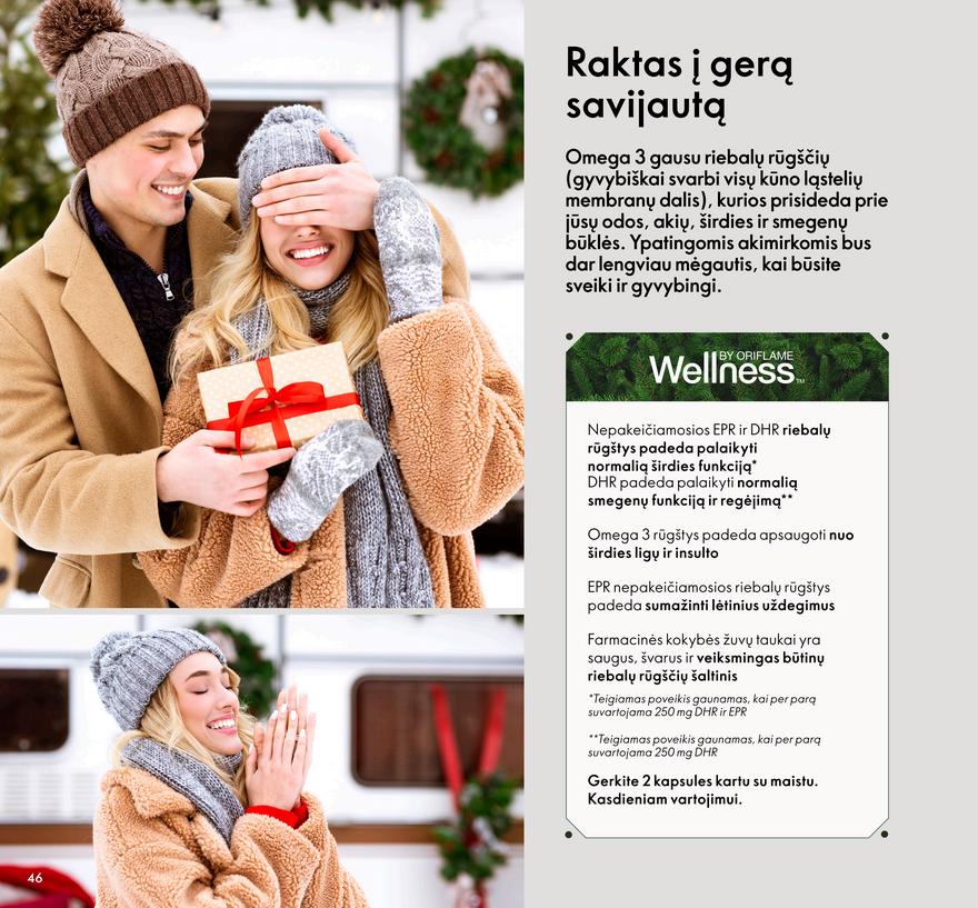 Oriflame katalogas akcijos nuo 
  2021-12-01 iki 
  2021-12-31 | Leidinukas.lt puslapis 46