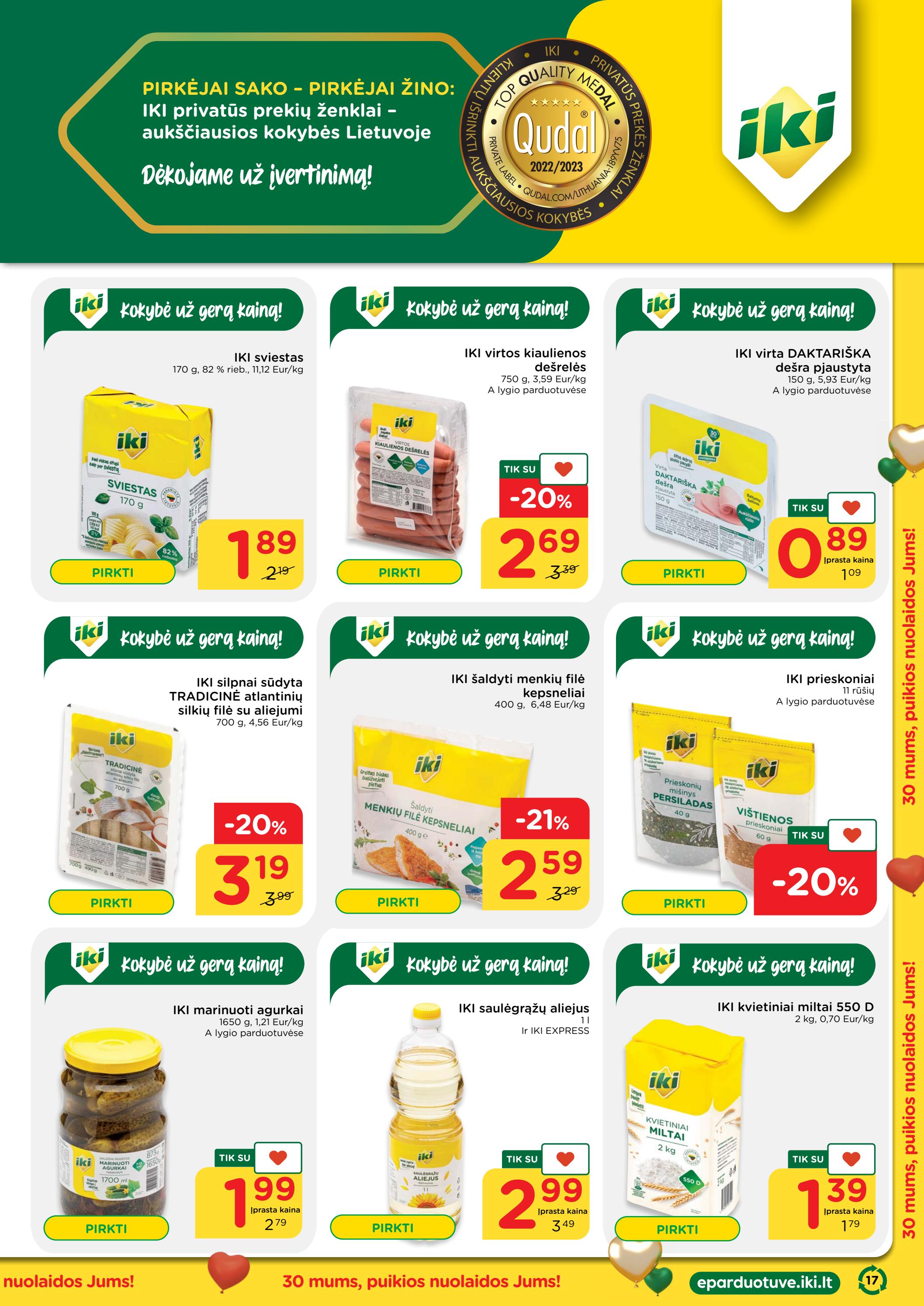 Iki savaitės leidinys akcijos nuo 
  2022-10-03 iki 
  2022-10-09 | Leidinukas.lt puslapis 17