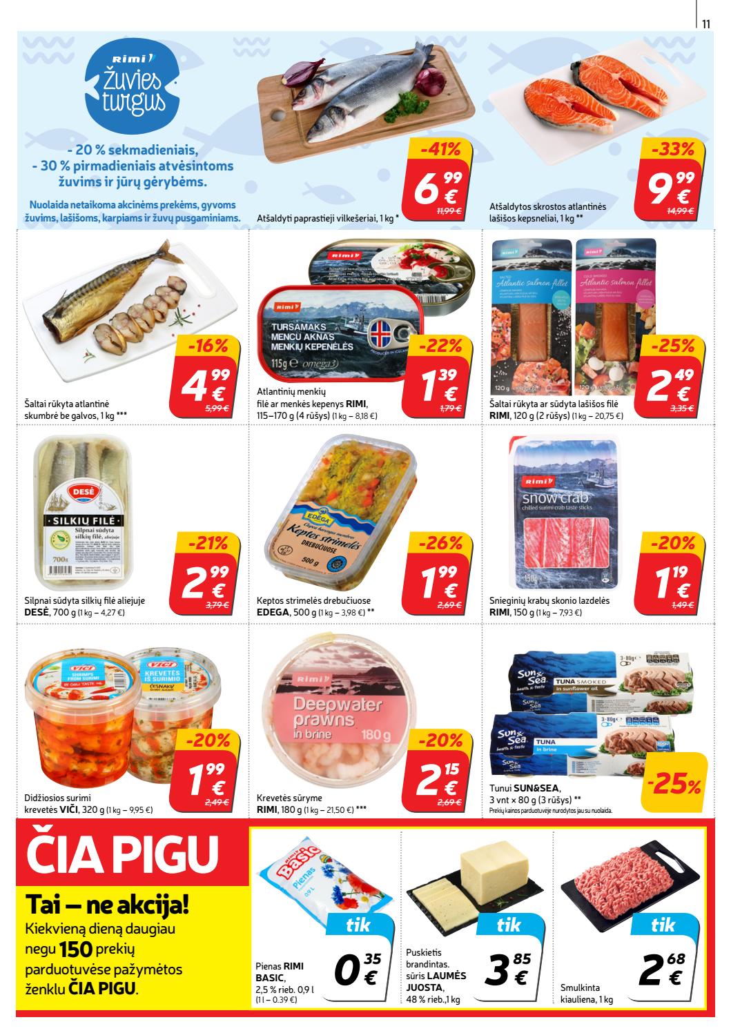 Rimi savaitinis leidinys akcijos nuo 
  2019-06-04 iki 
  2019-06-10 | Leidinukas.lt puslapis 11