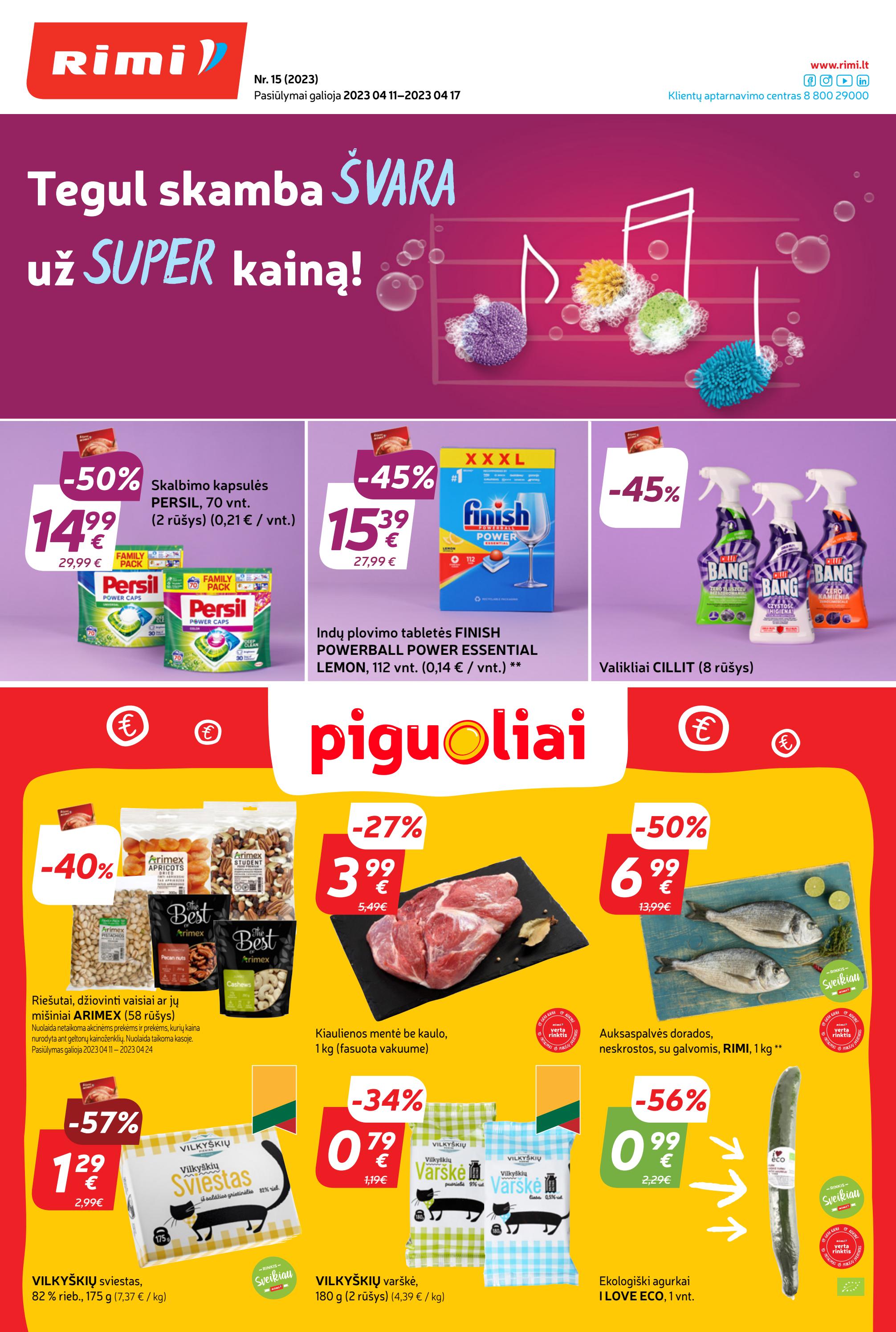 Rimi savaitinis leidinys akcijos nuo 
  2023-04-11 iki 
  2023-04-17 | Leidinukas.lt puslapis 1