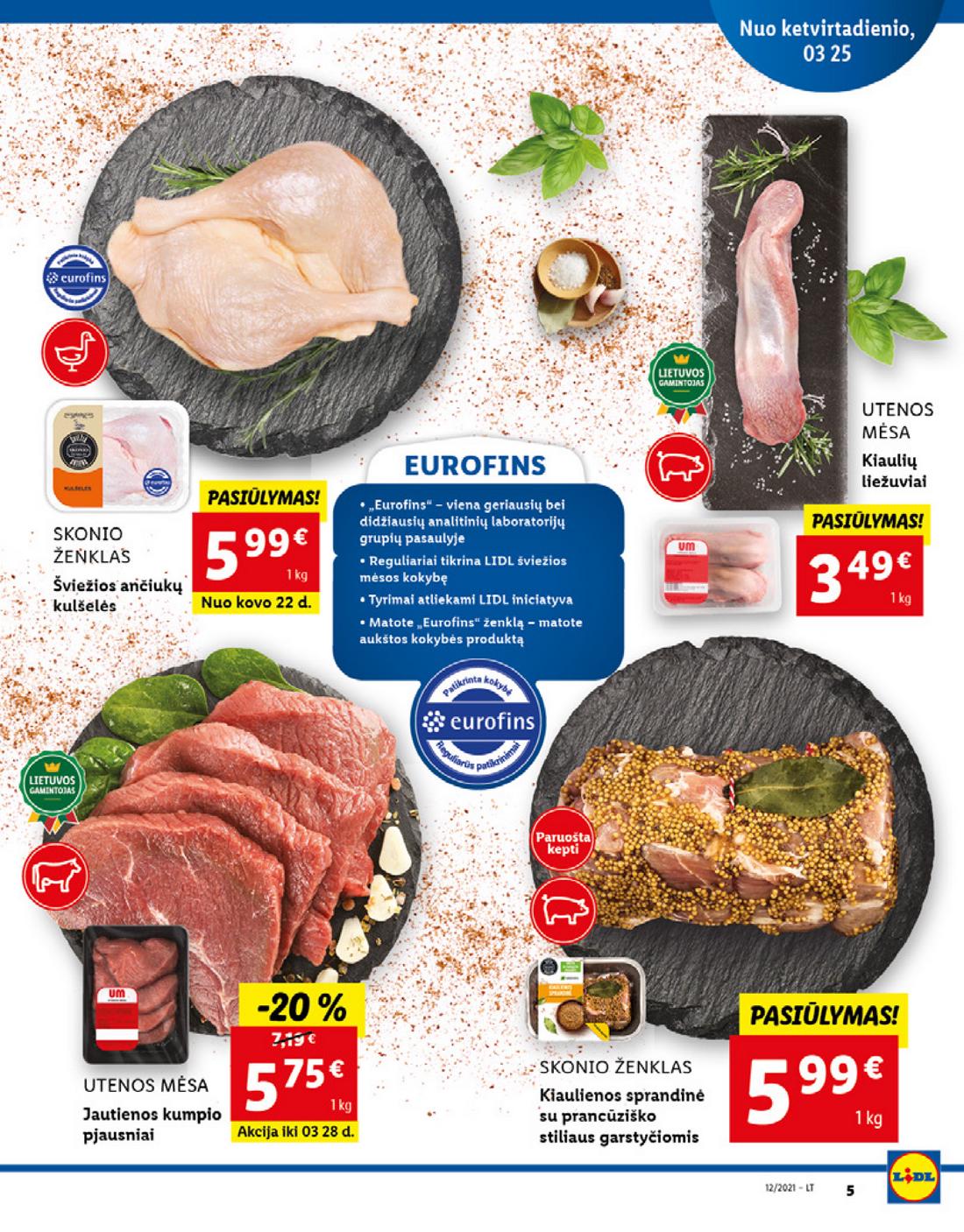 Lidl maisto prekių pasiūlymai akcijos nuo 
  2021-03-22 iki 
  2021-03-28 | Leidinukas.lt puslapis 5
