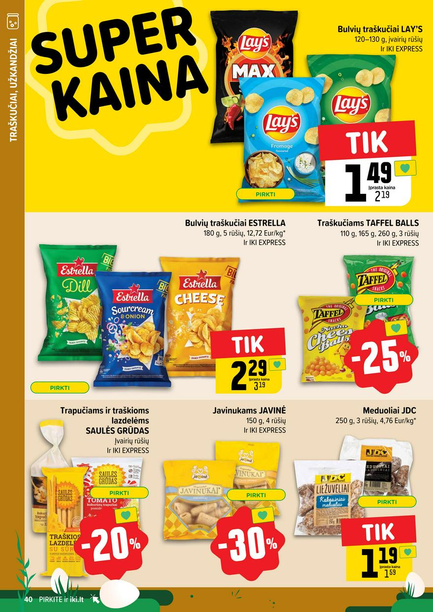 Iki leidinys 14 akcijos nuo 
  2025-03-31 iki 
  2025-04-06 | Leidinukas.lt puslapis 40
