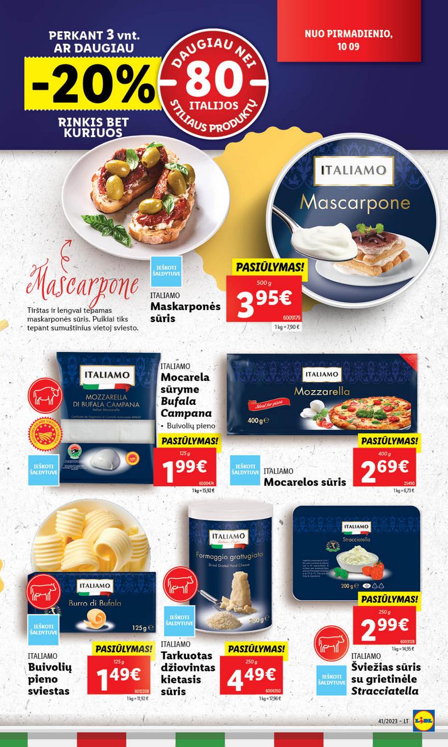 Lidl pasiūlymai akcijos nuo 
  2023-10-09 iki 
  2023-10-15 | Leidinukas.lt puslapis 19