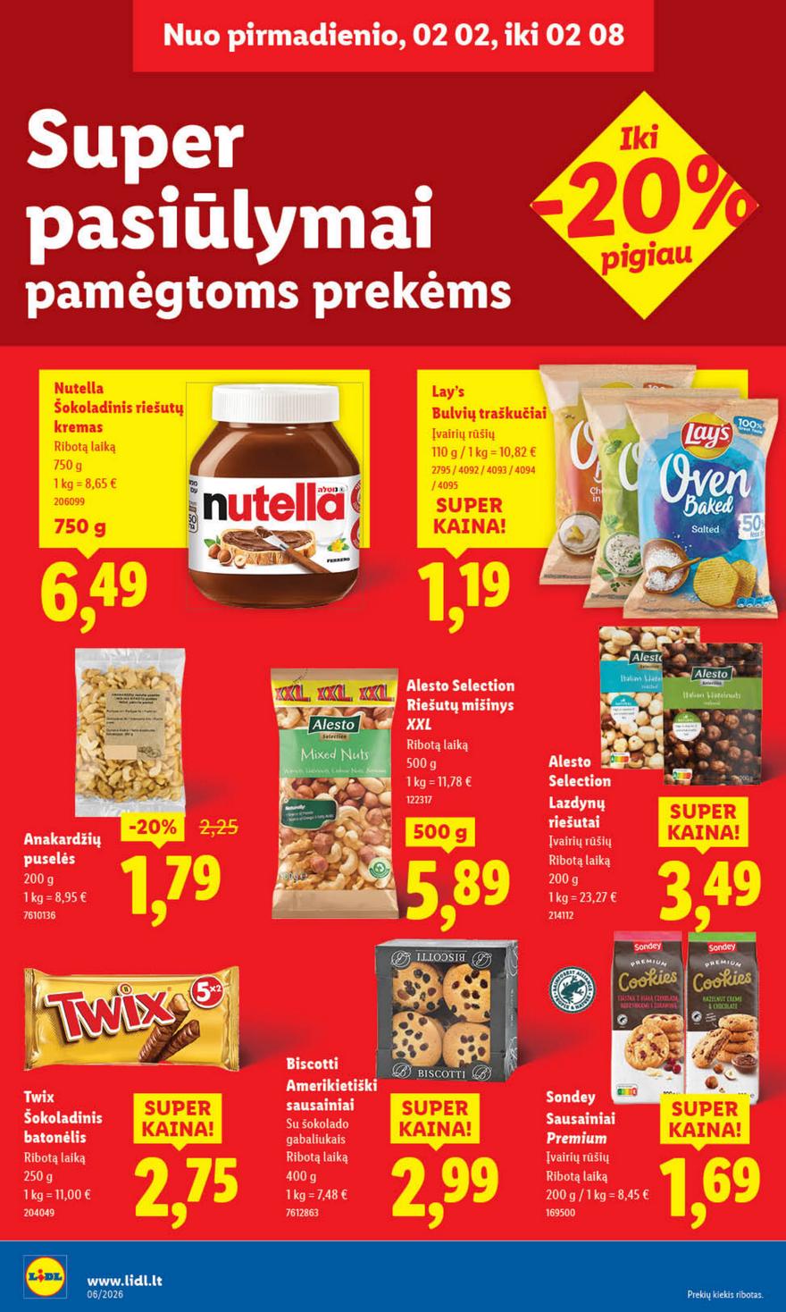 Lidl leidinys naujas akcijos nuo 
  2026-02-02 iki 
  2026-02-08 | Leidinukas.lt puslapis 18