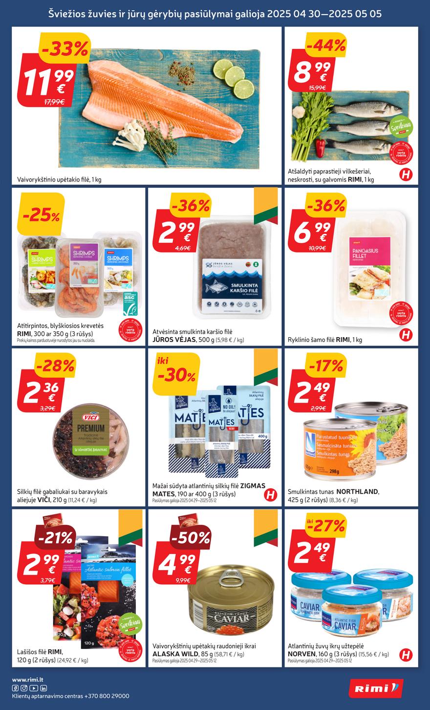 Rimi savaitinis leidinys 12 akcijos nuo 
  2025-04-29 iki 
  2025-05-05 | Leidinukas.lt puslapis 7