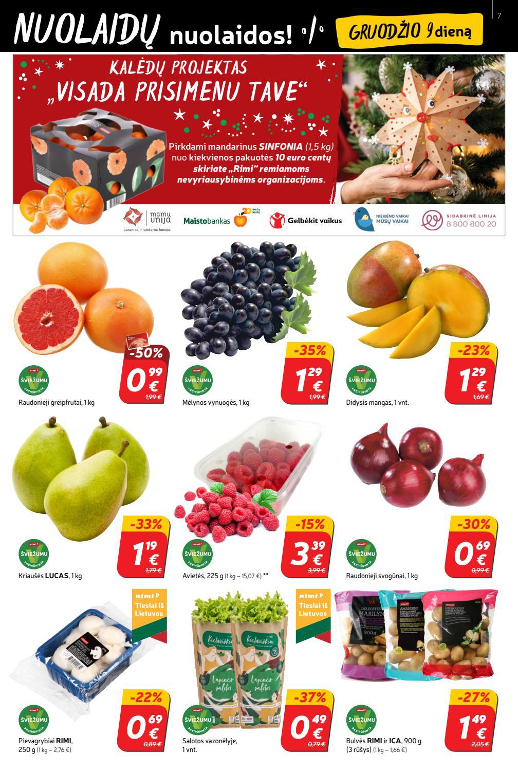 Rimi savaitinis leidinys akcijos nuo 
  2021-12-07 iki 
  2021-12-13 | Leidinukas.lt puslapis 7