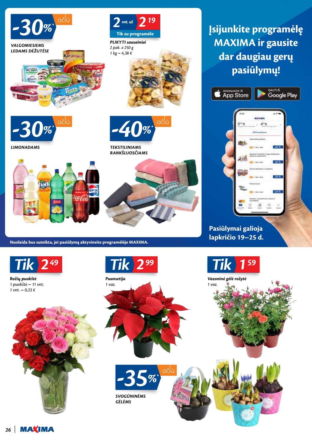 Maxima kaininis leidinys akcijos nuo 
  2020-11-17 iki 
  2020-11-23 | Leidinukas.lt puslapis 26