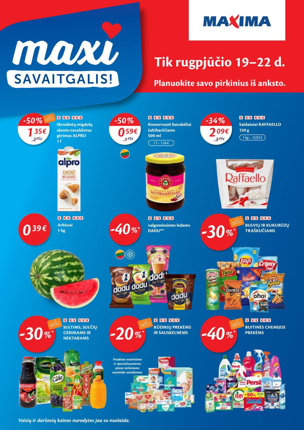 Maxima kaininis leidinys akcijos nuo 
  2021-08-17 iki 
  2021-08-23 | Leidinukas.lt puslapis 32