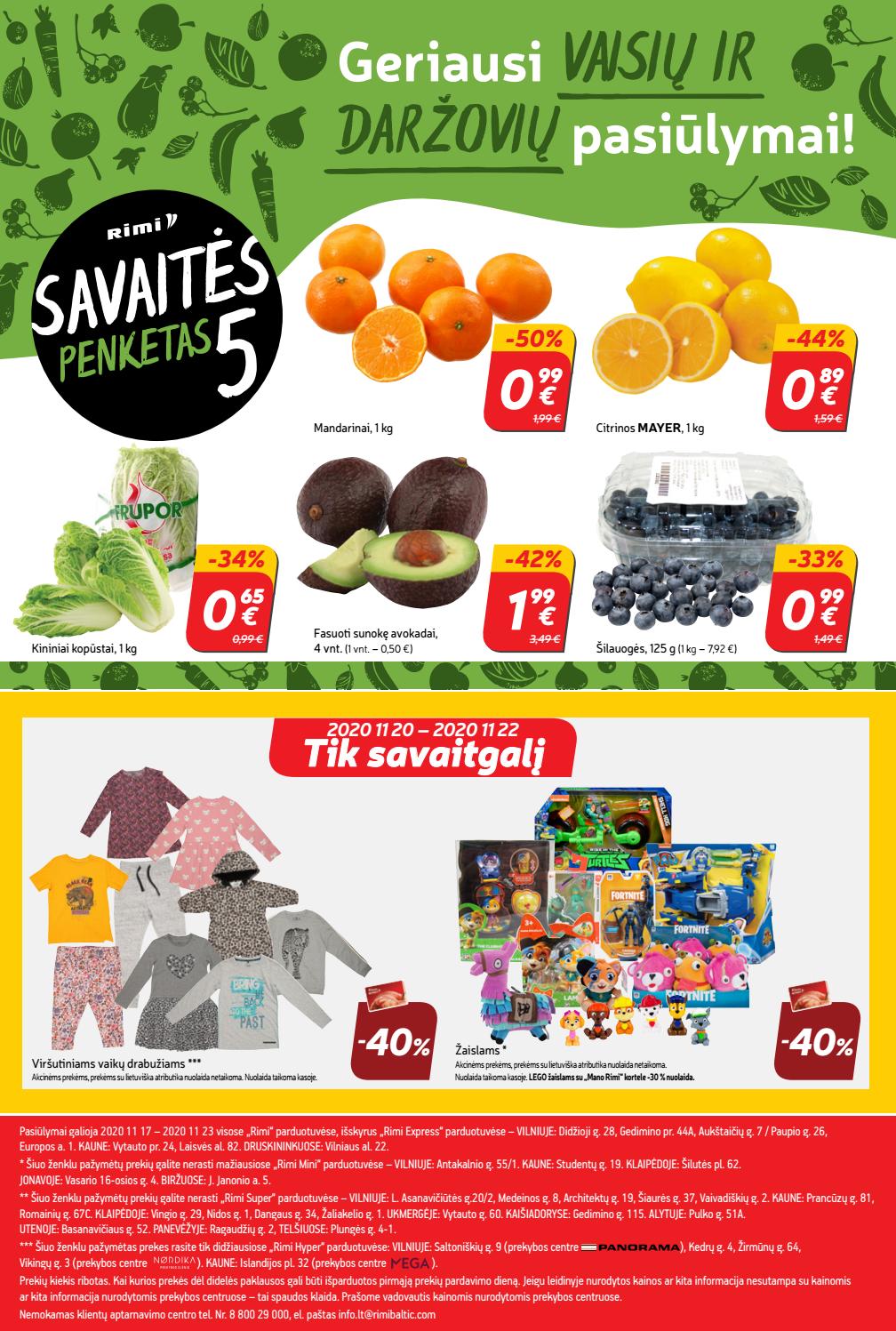 Rimi savaitinis leidinys akcijos nuo 
  2020-11-17 iki 
  2020-11-23 | Leidinukas.lt puslapis 24
