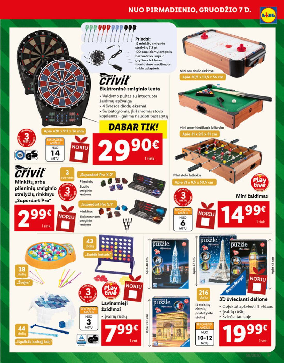 Lidl savaitinis leidinys akcijos nuo 
  2020-12-07 iki 
  2020-12-13 | Leidinukas.lt puslapis 37