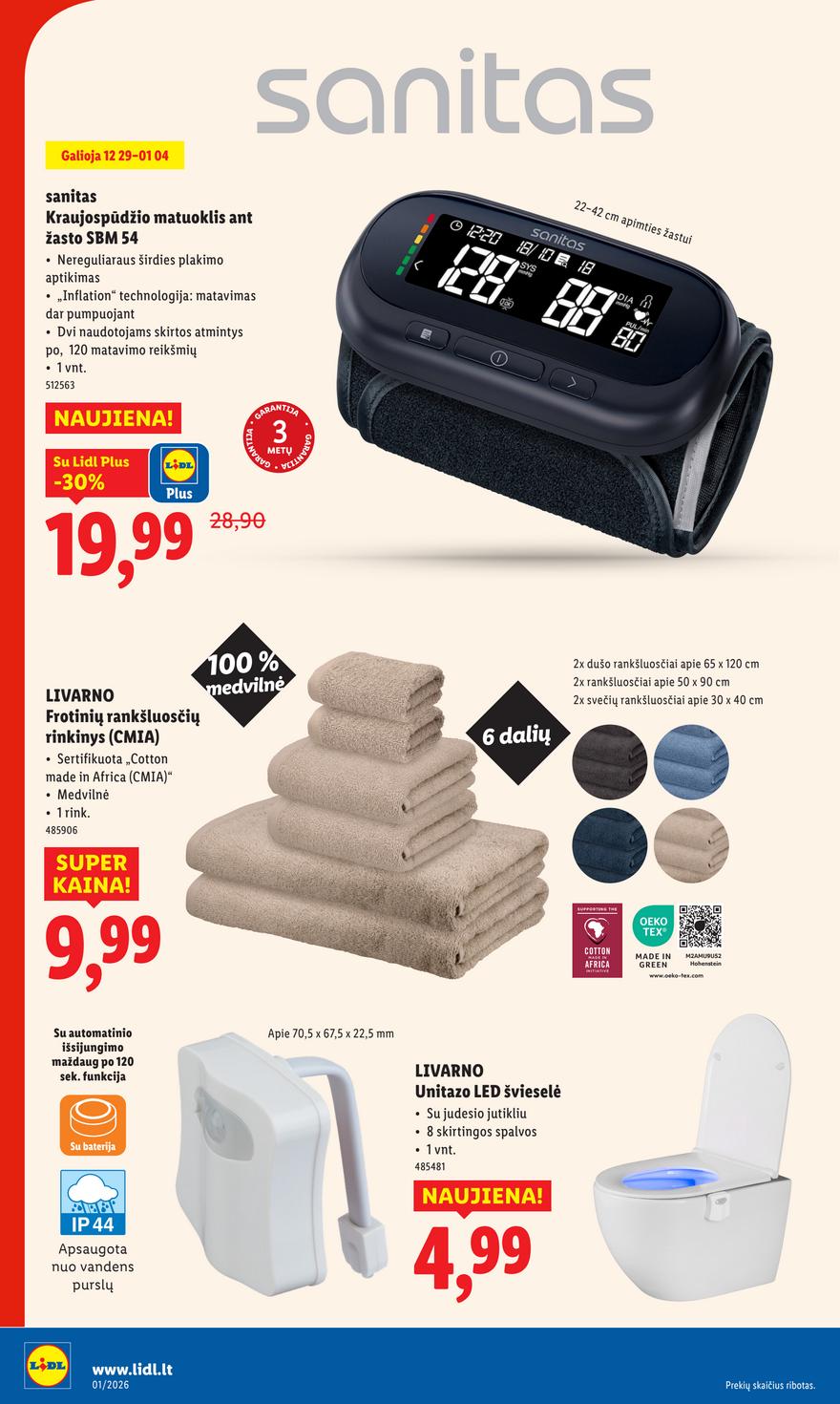 Lidl leidinys akcijos nuo 
  2025-12-29 iki 
  2026-01-04 | Leidinukas.lt puslapis 14