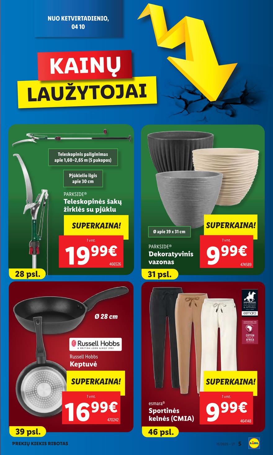 Lidl ne maisto leidinys akcijos nuo 
  2025-04-07 iki 
  2025-04-13 | Leidinukas.lt puslapis 5