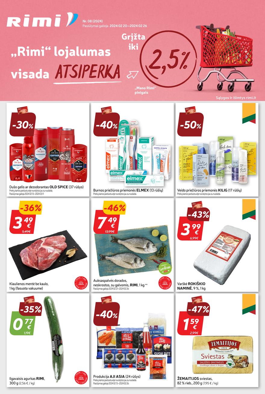 Rimi savaitinis leidinys akcijos nuo 
  2024-02-20 iki 
  2024-02-26 | Leidinukas.lt puslapis 1
