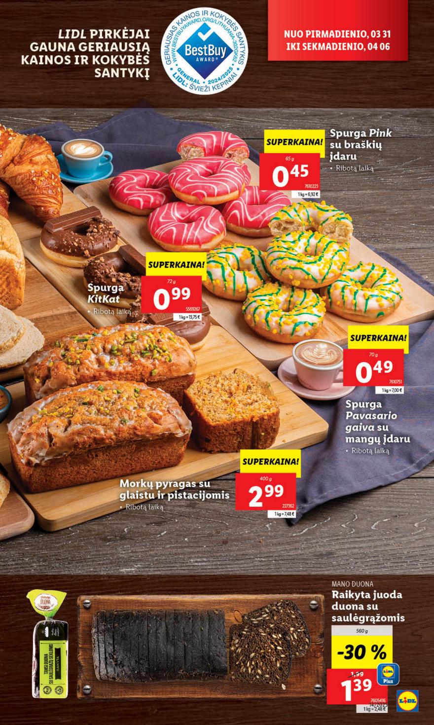 Lidl leidinys akcijos nuo 
  2025-03-31 iki 
  2025-04-06 | Leidinukas.lt puslapis 5