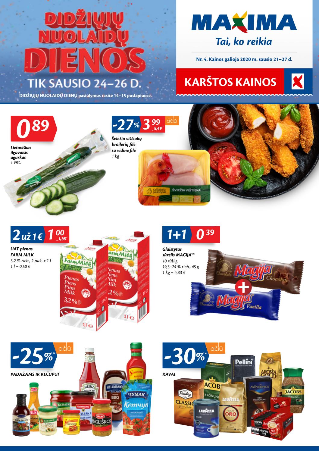 Maxima kaininis leidinys akcijos nuo 
  2020-01-21 iki 
  2020-01-27 | Leidinukas.lt puslapis 1