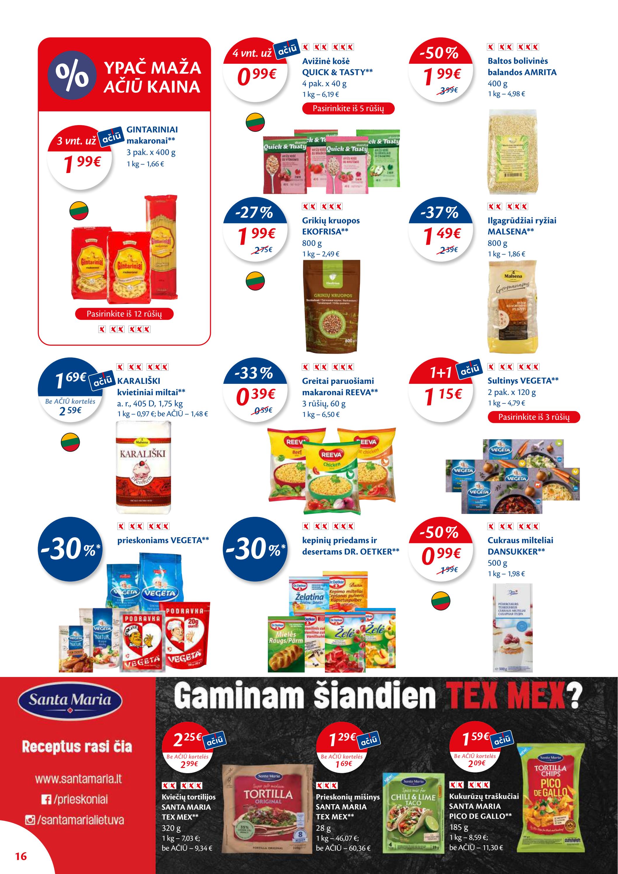 Maxima kaininis leidinys akcijos nuo 
  2023-02-14 iki 
  2023-02-20 | Leidinukas.lt puslapis 16