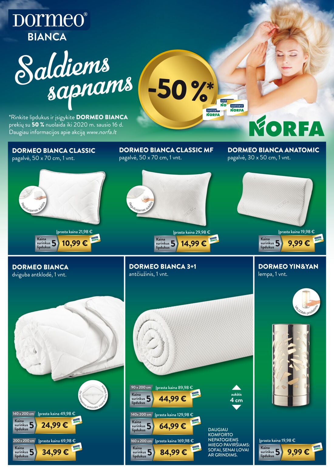 Norfa kaininis leidinys akcijos nuo 
  2019-12-12 iki 
  2020-01-02 | Leidinukas.lt puslapis 20